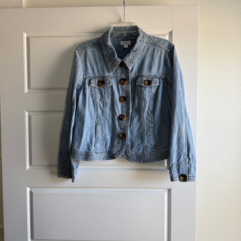 Christopher & Banks Lightweight Denim Jacket Blazer